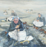 Z.T.120 x 120 cm, mixed media / doek,2009